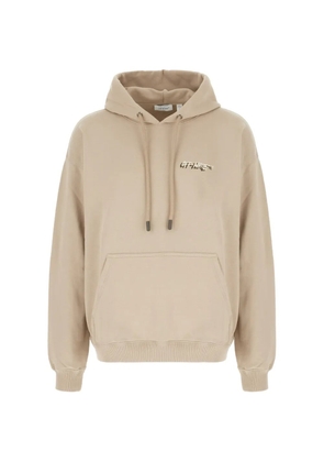 Off-White stone embroidered hoodie - Neutrals