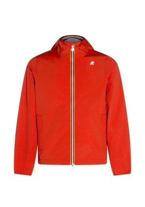 K-Way Jack logo-detail hooded jacket - Orange