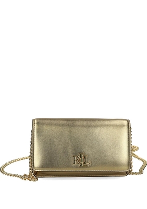 Lauren Ralph Lauren logo chain clutch bag - Gold