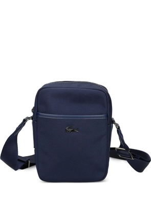 Lacoste logo adjustable messenger bag - Blue