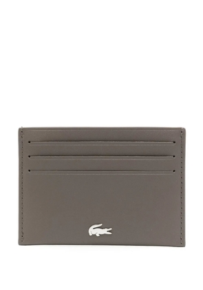 Lacoste fg leather cardholder - Brown