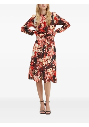 Silvian Heach floral-print belted dress - Red
