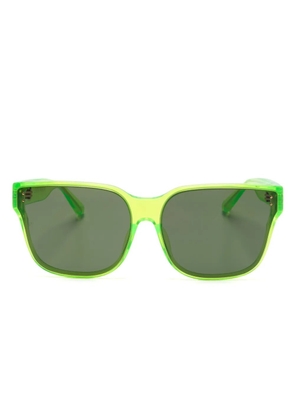 Linda Farrow Rui oversize-frame sunglasses - Green