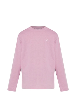 SAMSOE SAMSOE Sadove long-sleeve graphic T-shirt - Pink