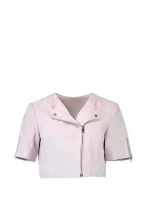 LAMARQUE zip cropped jacket - Purple