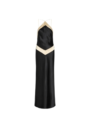 Reformation Jillian panelled maxi dress - Black