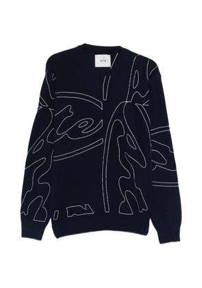 Arte Antwerp crew-neck sweater - Blue