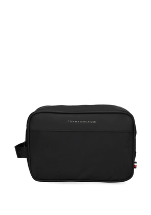 Tommy Hilfiger zip wash bag - Black