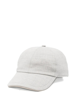 Eleventy contrast trim hat - Grey