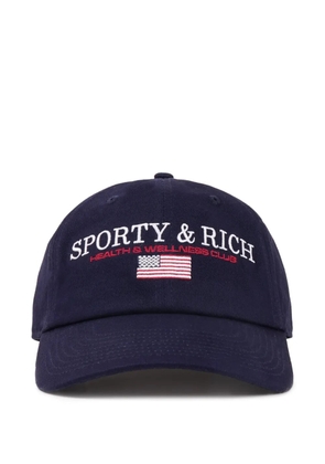Sporty & Rich embroidered baseball cap - Blue