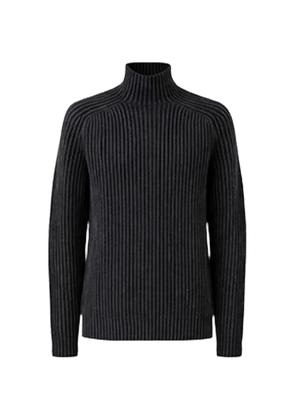 04651/TRIP IN A BAG ribbed high-neck sweater - Black