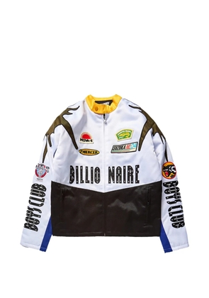 Billionaire Boys Club Mercer Mot logo-appliqué jacket - White