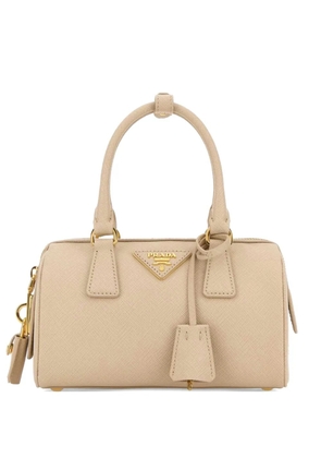 Prada leather tote bag - Neutrals