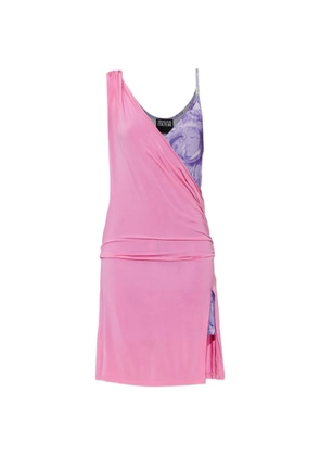 Versace Jeans Couture printed mini dress - Pink