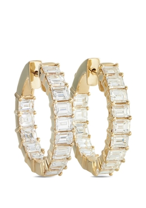 LB Exclusive diamond hoop earrings - Gold