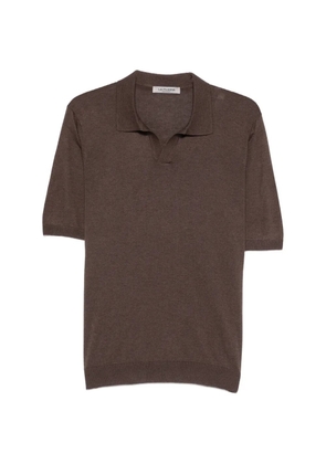 Fileria pointelle T-shirt - Brown