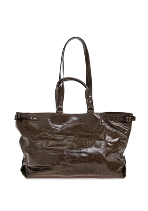 ISABEL MARANT Winna leather tote bag - Green