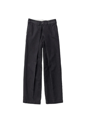 Kuro bigtuck denim trousers - Grey