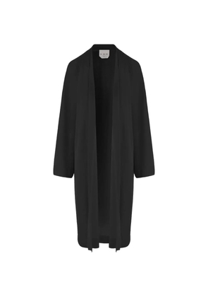 SA SU PHI open-front long-sleeve coat - Black