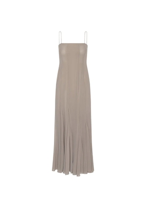 ROTATE BIRGER CHRISTENSEN chiffon strap maxi dress - Grey