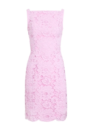 Patou lace midi dress - Pink