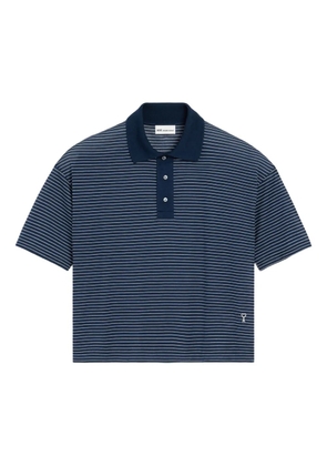 AMI Paris Ami De Coeur short-sleeve polo shirt - Blue