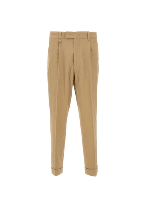 Paolo Pecora pleat-detail trousers - Neutrals