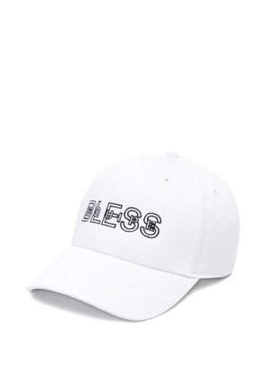 Bless embroidered cap - White