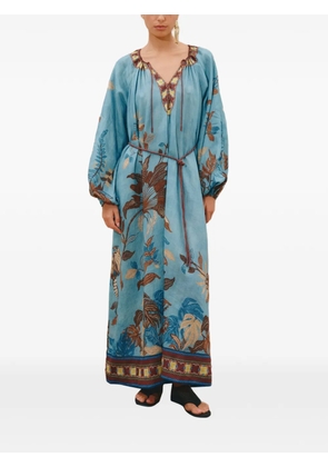 ALEMAIS Pool Georgie maxi dress - Blue