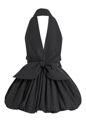 Patou knot mini dress - Black