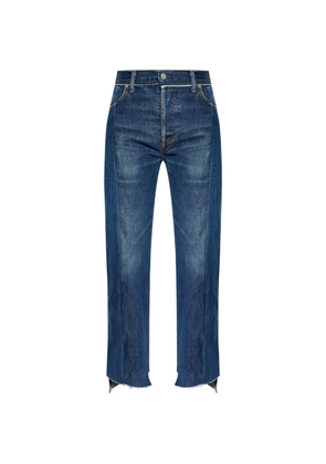 VETEMENTS frayed jeans - Blue
