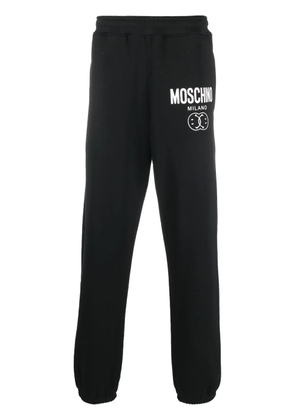 Moschino logo-print track pants - Black