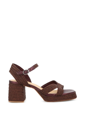 Castañer Vallita woven strap sandals - Brown