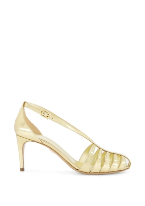 Ferragamo Lilie caged leather sandals - Gold