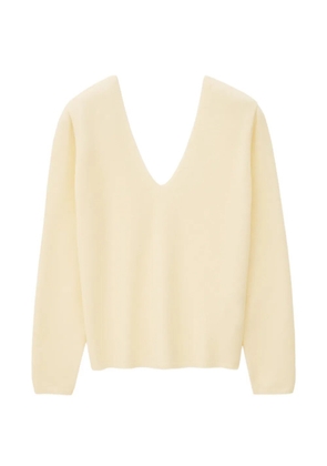 Ba&Sh Sollene V-neck knitted top - Yellow