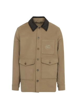ETRO corduroy collar jacket - Neutrals