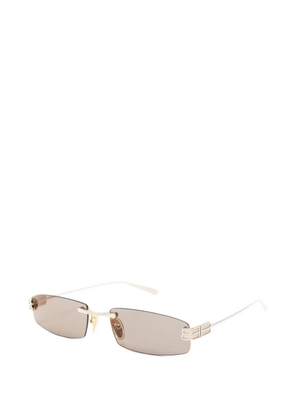 Balenciaga Eyewear rectangle sunglasses - Gold
