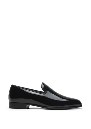 Brioni patent leather loafers - Black