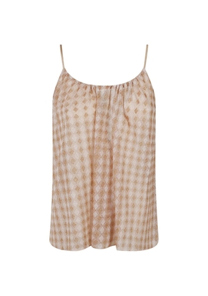 Forte Forte diamond top - Neutrals