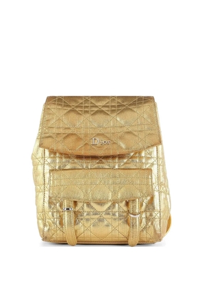 Christian Dior Pre-Owned Stardust leather backpack - Gold