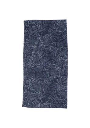 Corneliani brocade-motif scarf - Blue
