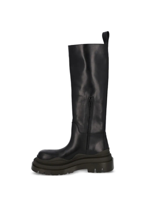 Bottega Veneta Pre-Owned tire leather boots - Black