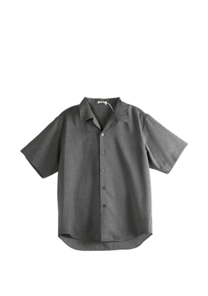 Auralee Summer Twist short-sleeve shirt - Grey