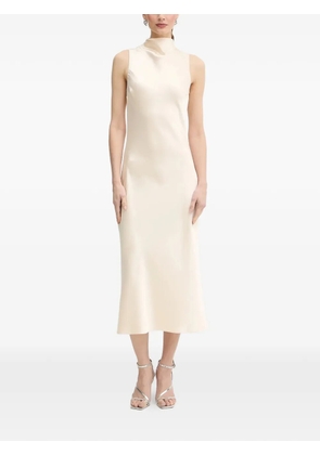 Patrizia Pepe high-neck sleeveless dress - Neutrals