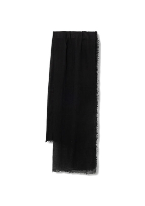 Zadig&Voltaire frayed scarf - Black