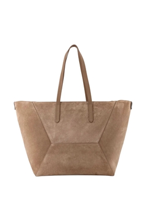 Brunello Cucinelli BC Duo paneled tote bag - Neutrals