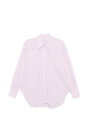 Hunza G embroidered pocket shirt - Pink