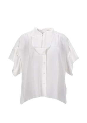 IRO Manly silk shirt - White
