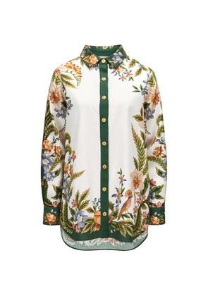 FARM Rio floral print shirt - White