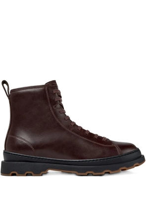 Camper Brutus+ lace-up leather boots - Brown